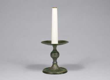 Neoclassical Candleholder Antique Bronze